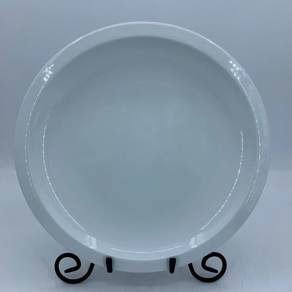 Pottery‎ Barn Suppertime White Ceramic Dinner Plate 10.5